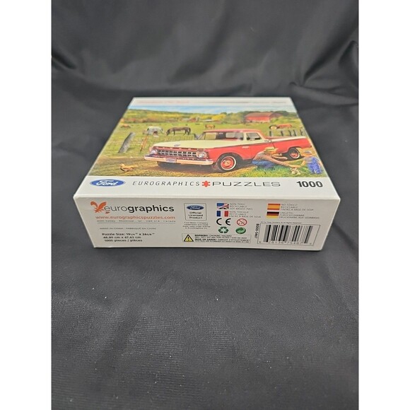 Jigsaw puzzle Vehicle Grandpas Old Ford Pickup Truck Farm Living 1000 piece NEW - Picture 2 of 5